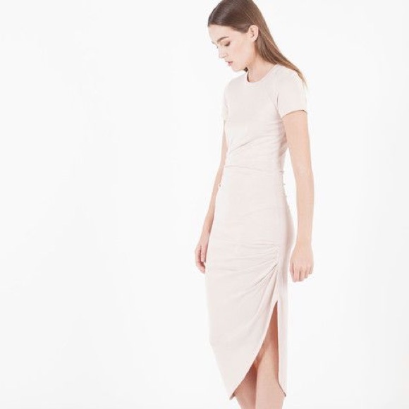Modern Citizen Dresses & Skirts - Modern Citizen Draped Twist Dress in Blush